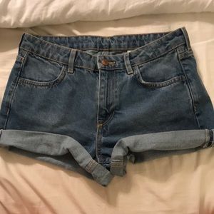 80’s style jean shorts - never worn!! size 8